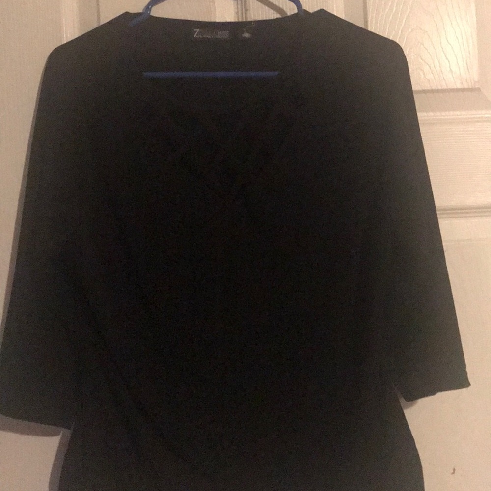 Black cut out top